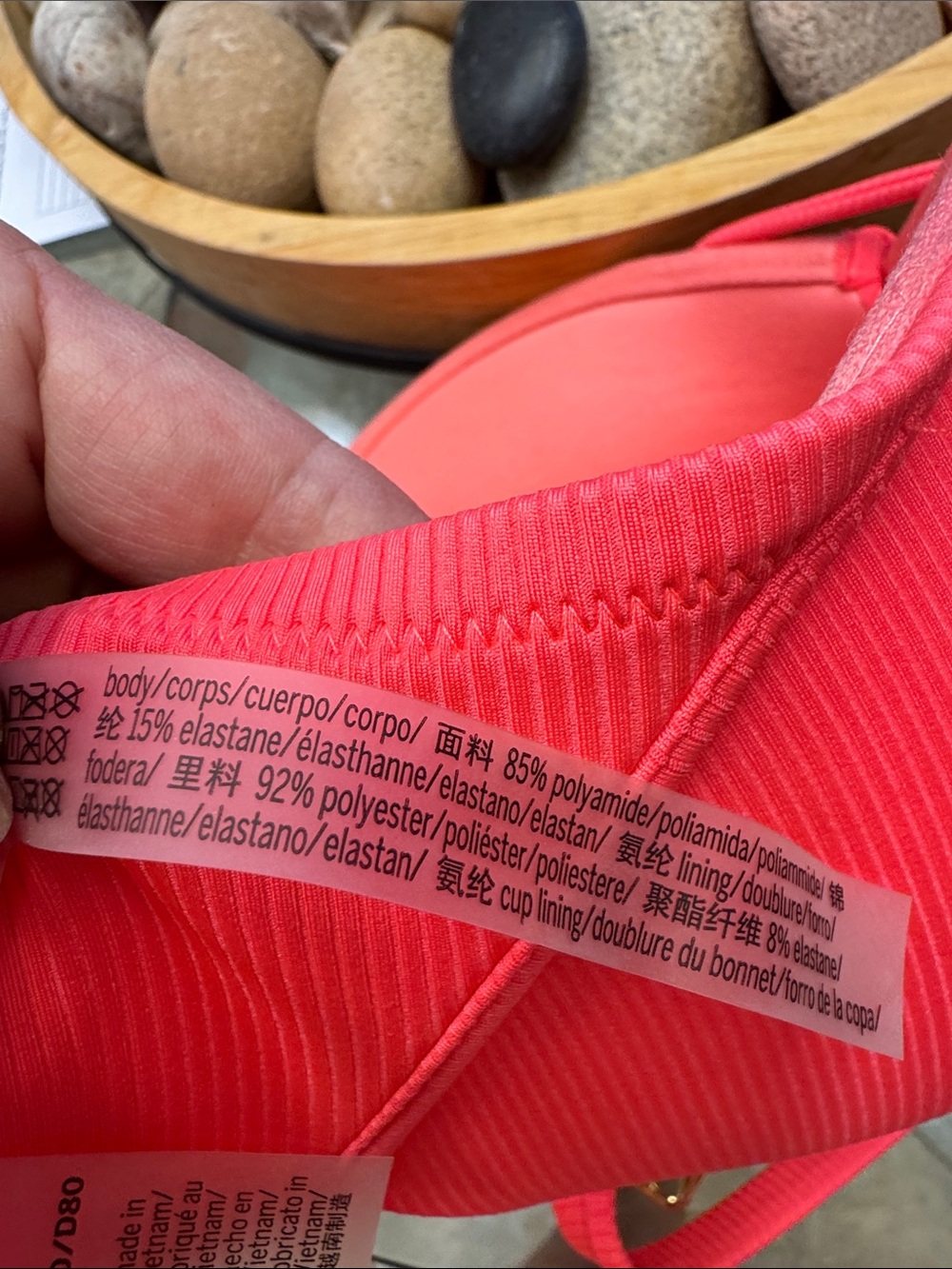 Bright Neon Pink Halter Push-Up Bra - Picture 12 of 12